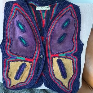Vintage butterfly Vest
